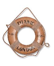 A picture of a life saver of the Titanic, the later representing about any C++ project...